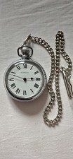 NEAR MINT VINTAGE 1972  ' INGERSOLL'' GT BRITAIN POCKET WATCH , SERVICED picture