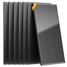 300W 600W 1800W Watt Solar Panel 12V High Efficiency N-Type 18BB Black Home RV picture