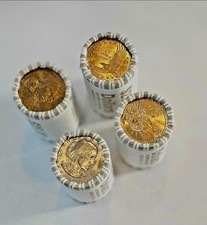 Sealed Bank Roll $25 FV Golden Sacagawea / Presidential /SBA small dollars picture