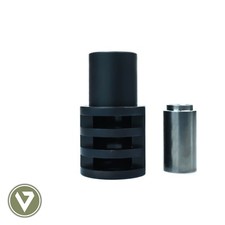 1911 .45 acp Mil-Spec muzzle brake BLACK PUNISHER compensator + FREE SPRING PLUG picture