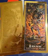1 X GoldBack 24K Leaf Foil Note 1/20 Troy Oz. UNC, BLK PACKS MOMENT, SOUND MONEY picture