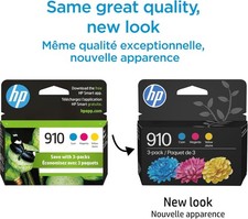 Genuine - HP 910 - 3YN97AN - Cyan/Magenta/Yellow Original Ink Cartridge June 27 picture