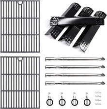 Grill Parts Kit, 2-Pack Cooking Grates, 4-Pack Heat Plates, 4-Pack Burners and I picture