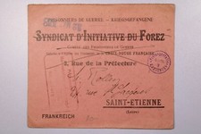 Germany 1918 POW Red Cross Card to France - L38462 picture