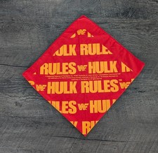 WWF Hulk Hogan Hulk Rules officially licensed 1988 Authentic Vintage Bandana WWE picture