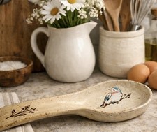 Spectrum Designz Spring Bird Bluebird Songbird Spoon Rest Holder 2019 - MINT picture