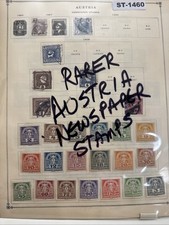 SCOTT'S WORLD STAMP ALBUM BREAK: Austria Stamps Lot 1867+ w/ Newspaper ST-1460 picture