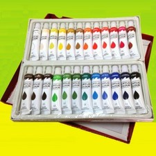 24 PC ACRYLIC Paint Set Professional Artist Color Painting 12ml Tubes picture