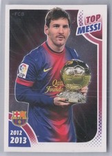 2012-13 FC Barcelona Panini Stickers #167 Lionel Messi Top Messi FOIL picture