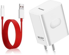 Genuine Original OnePlus 30W Warp Charger and/or USB-C Cable  For 7/8/9/8 9 Pro picture