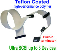 Thomas & Betts 68-Pin Ultra SCSI LVD/SE Cable 3-Drive with Built-in Terminator picture