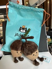 Jellycat Amuseables Ort & Tum Acorns Authentic New With Tags And Dust Bag picture
