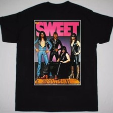 Vtg Sweet Band Live In Concert Cotton Black All Size Men Women Shirt KK1460 picture