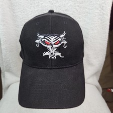 VTG Brock Lesnar Hat Cap Strapback Black 2002 WWE WrestleMania Wrestling  picture