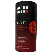 Mars Men BOOST Testosterone Support 150 Capsules  UNSEALED picture