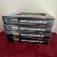 Pokémon Hop's Zacian ex Box Case (4) Promo English 2023 Trading Card Game picture