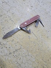 Victorinox Pioneer Alox Swiss Army Knife with red checkered picture