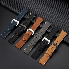 Vintage frosted genuine leather watch strap for Panerai PAM111 441 22 24 26mm picture