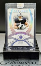 2025 Flawless All-Pro💎Brock Bowers Diamond Gemstone SSP5/5, 🏴‍☠️Raiders NUKE💣 picture