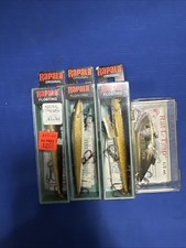Vintage Lure Lot (4) NIB Rapala Floating F11 Gold G & Bill Lewis Rat-L-Trap RT26 picture