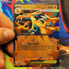 Mega Charizard Y Ex Tin Promo Pokemon Card Near Mint  picture
