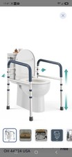 PELEGON Toilet Safety Rails (350 lb) - Adjustable Toilet Safety Frame & Rails, picture