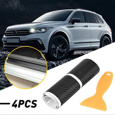 5D 2022 Accessories Carbon Fiber StickeS Car Scuff Plate Door Sill Sticker picture
