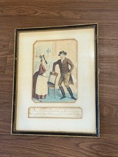 Antique William Spooner Lithograph Print Lor Mr. Guzzle You're Quite Tipsey picture
