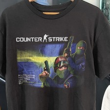 Counter Strike 1.6 1999 Landing T-Shirt Vtg FPS Game Retro Tee Unisex Full Size picture