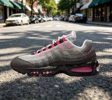🔊 Nike Air Max 95 OG Big Bubble Solar Red Gradient Cushioned Retro Men's Shoes picture