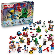 LEGO Marvel Advent Calendar 2026, 317 Pieces, 6 Festive Marvel Minifigures, picture