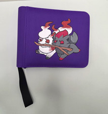 Zorua/Hisuian Zorua Painted 2 Pocket Top Loader Zipper Binder picture