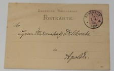 Eisenach Germany 1886 postalcard postcard picture