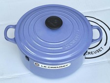 Le Creuset Rare Violet Purple Round Dutch Oven 24cm 4.5qt Cast Iron UNUSED picture