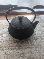 Iwachu Arare 5 Type 650ml Iron Teapot Black Authentic Handcrafted Classic picture