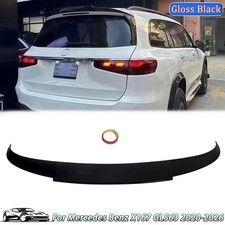 For Mercedes Benz X167 GLS450 GLS63 2021-2024 Gloss Black Rear Trunk Spoiler Lip picture
