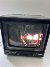 Vintage 1986 Zenith LM8833 9” Gaming TV Tested Works Great picture