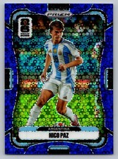 Nico Paz 2026 Panini Prizm FIFA World Cup Soccer #4 Blue Disco Prizm #D 26/49 picture
