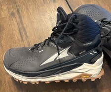 Altra Men's Olympus 5 Trail Running Shoes, Gray/Teal, Size 9.5 US picture