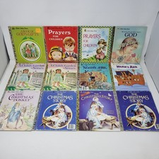 Lot of 25 Little Golden Books Religious Christian Children's Stories Vintage picture