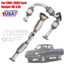 Stainless Steel Catalytic Converter Heavy Duty For Ford Ranger 3.0L V6 2001-2003 picture