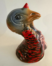 Vintage Austin, Nichols & Co. Wild Turkey Bourbon ceramic decanter top picture