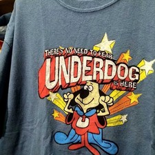 Vintage Underdog Movie Cartoon Graphic Tee Mens Womens Unisex T-Shirt Gift picture