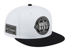 WWE WrestleMania 41 Las Vegas Nevada Circle Hat Cap Snapback Adjustable White picture
