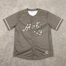 NEW & SEALED Sean Manaea #57 Mets Camo Jersey SGA 5/26/2025 Stadium Exclusive picture