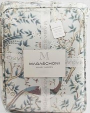 MAGASCHONI Cotton Sateen Peacock Comforter Set King Luxury Bedding picture