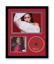 Demi Lovato Autographed Signed 11x14 Custom Framed CD Photo I Love Me ACOA picture