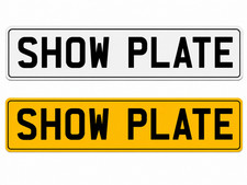 Show Number Plates 2D Front & Rear | Same Day Dispatch I Not Road Legal UK picture