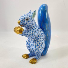 HEREND Squirrel Figurine Ceramic 2003 Interior Object picture