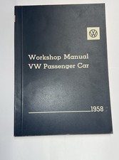 Workshop Manual Volkswagen Passenger Car 1958 picture
